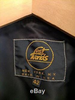 Lost Worlds Leathertogs motorcycle Horsehide jacket 4oz ++ Horsehide THE BEST