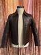 Lost Worlds jacket Size 36 XS Horsehide Belt Vintage Leather 1930s 1940s Style