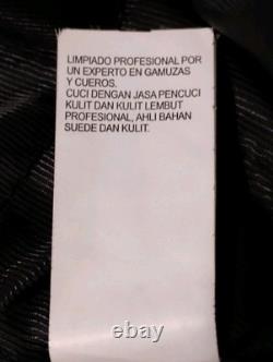 Lucky Brand Bonneville Men's Brown Distressed Leather Jacket Size S