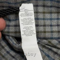 Lucky Brand Jacket Mens XL Brown Leather Black Label Moto Zip Pockets 7M30429