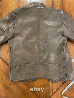 Lucky Brand Leather Racer Jacket