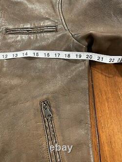 Lucky Brand Leather Racer Jacket