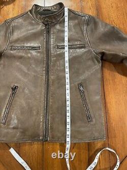 Lucky Brand Leather Racer Jacket