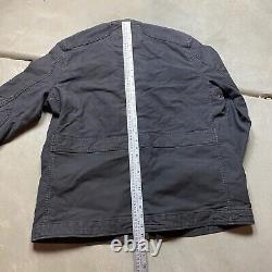 Lucky Brand Triumph Motorcycle Jacket Men's XL Moto Biker Canvas