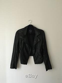 MADEWELL PERFECT LEATHER JACKET Size Small