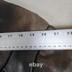 MENS VINTAGE Grunge BLACK LEATHER MOTORCYCLE/RACING JACKET Size 42