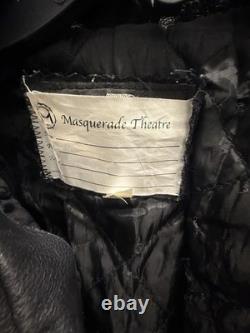 MEN'S BLACK HEAVY CLASSIC MOTORCYCLE BIKER SIZE 42 No Brand See Description