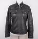 MICHAEL KORS Black SOFT GLOVE Leather Jacket Motorcycle Biker Style Women's M