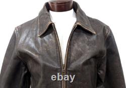 M. JULIAN Wilsons Men's S Brown Leather Jacket Removable THINSULATE Liner VEUC
