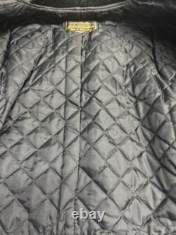 M & M Johnson Leathers CHP M-500 Black Leather Jacket Size 44 US