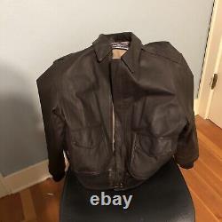 M Men's Bomber Jacket US Air force Leather Motorcycle Jacket Lined