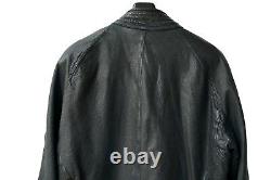 Ma JULIUS 7 lamb leather biker moto collar jacket sz2 eu46 sml slim fit Japan