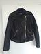 Madewell Washed Leather Motorcycle Jacket Style E0488 Size M