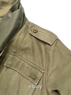 Maharishi Vintage Mens Military Jacket Biker style Moss Green LAUNCH EDITION S