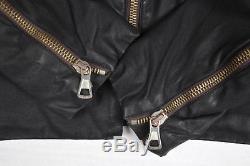 Maison Margiela Line 10 Men Waxed Spalmatura Leather Effect Jacket Size 46/M