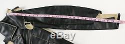 Maison Martin Margiela x HM H&M Black Motorcycle Leather Jacket Size 6