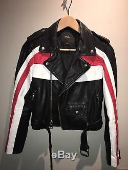 Maje Leather Biker Jacket RRP £499