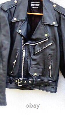 Maryland Genuine Leather Motorcycle Jacket