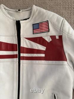 Max UNLIMITED Vintage Leather Rising Star Jacket Made in Italy Compare To Nexx