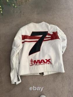 Max UNLIMITED Vintage Leather Rising Star Jacket Made in Italy Compare To Nexx