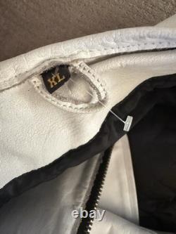 Max UNLIMITED Vintage Leather Rising Star Jacket Made in Italy Compare To Nexx