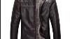 Men Vintage Biker Retro 3 Motorcycle Distressed Cafe Racer Black Leather Jacket