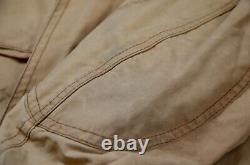 Men's Belstaff Motorcycle Jacket Vintage Ivory Belt England Classic Size XXL