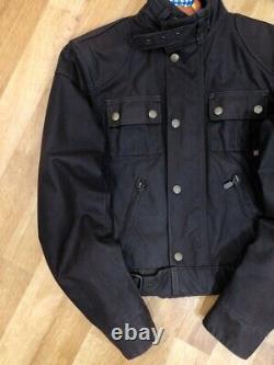 Men's Belstaff Trialmaster Legend Waxed Jacket Motorcycle Belted Italy Size 40