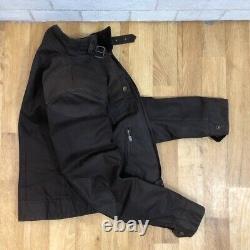 Men's Belstaff Trialmaster Legend Waxed Jacket Motorcycle Belted Italy Size 40