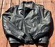 Men's Black Motorcycle Jacket Size 3XL 100% Genuine Leather