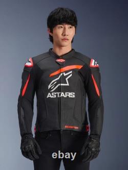 Men's GP Plus R V4 Airflow Leather Motorcycle&Motorbike Jacket Leather Wears