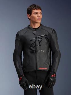 Men's GP Plus R V4 Airflow Leather Motorcycle&Motorbike Jacket Leather Wears