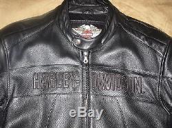 Men's Harley Davidson Leather Aeration Jacket XLarge