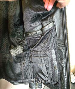 Men's Harley Davidson Leather Jacket L Y2K Easy Rider Retro Style NICE! B900