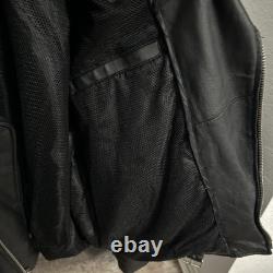 Men's Heavy Duty Biker Leather Motorcycle Jacket Size 56