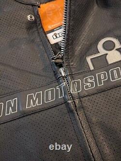 Men's Icon Pursuit Jacket Asphalt Technologies with Armor & Lining Leather Jacket