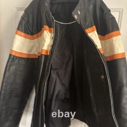 Men's Leather Biker Jacket