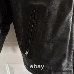 Men's Leather Biker Jacket