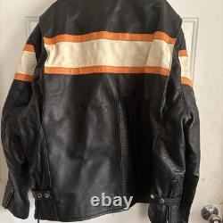 Men's Leather Biker Jacket