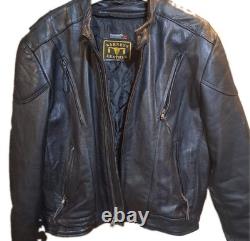 Men's Leather Riding Jacket Size 54
