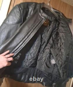 Men's Leather Riding Jacket Size 54