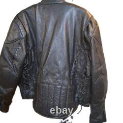 Men's Leather Riding Jacket Size 54