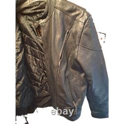 Men's Leather Riding Jacket Size 54