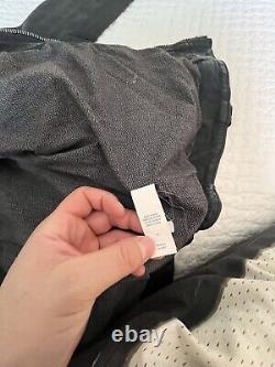 Men's Lucky Brand Titan Leather Motorcycle Biker Jacket Size MEDIUM slim fit