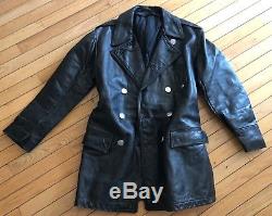 Men's Police Leather Jacket