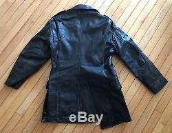 Men's Police Leather Jacket