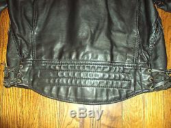 Men's Pre-owned Langlitz Leathers Motorcycle Vtg Jacket Size S