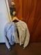 Men's Revitz Motorcycle Jacket 2x Silver With Silver Gloves Xl