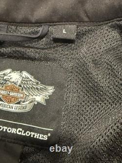 Men's Trenton Mesh Harley Davidson Riding Biker Jacket Size Large