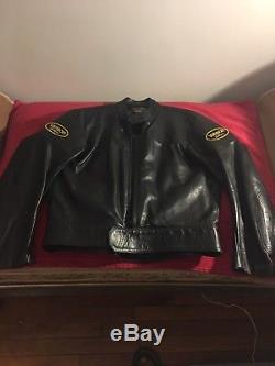 Men's Vanson Leather Motorcycle Jacket (Size 48)